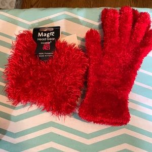 NWT Women’s Magic Sillarian Head Gear & Gloves set One Size
